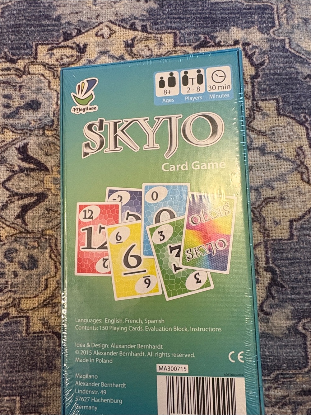 Sky Card Game — Blue and Green Packaging - Picture 2 of 2